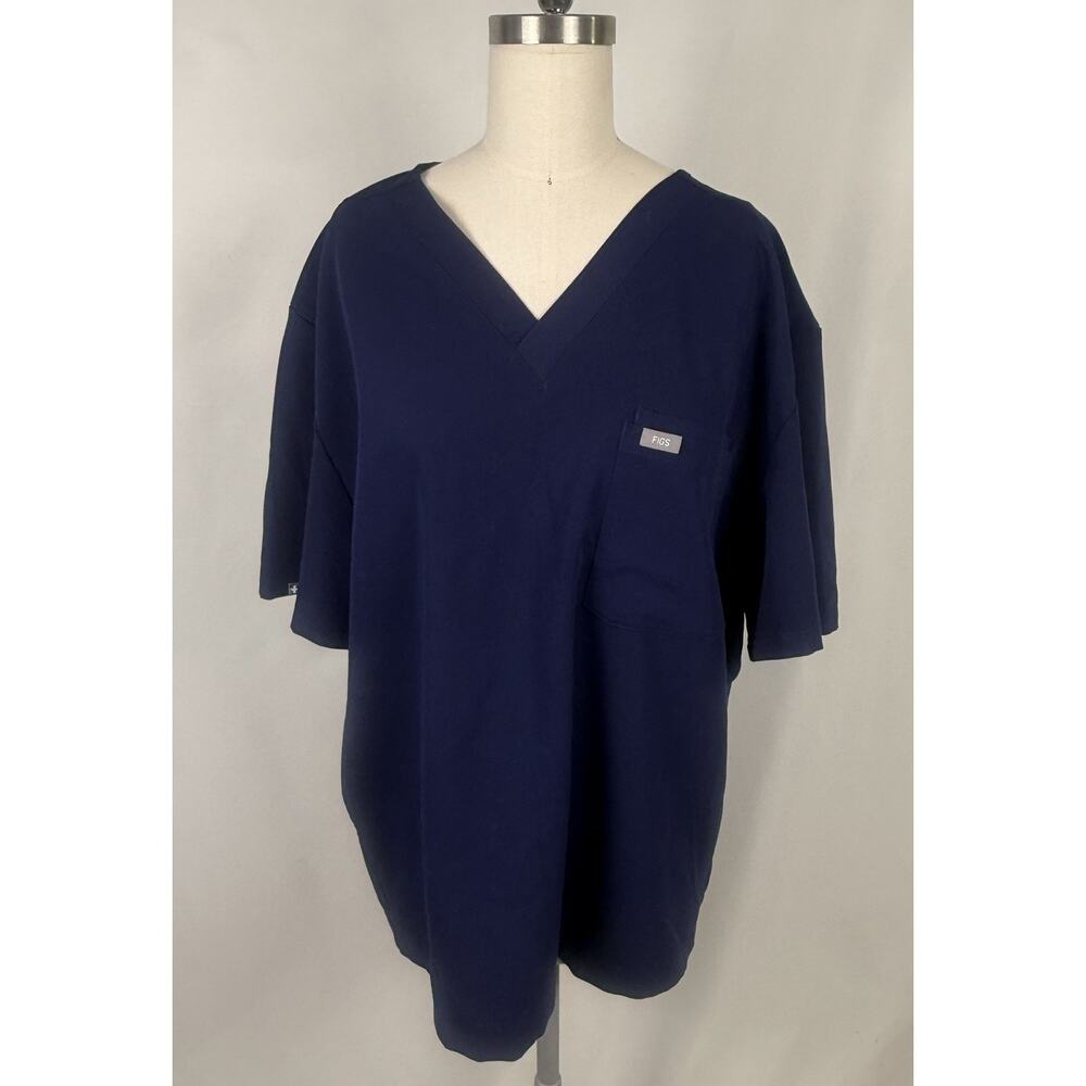 Figs Size XXL Healthcare Nursing‎ Scrubs Navy Blue Work Medical